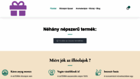 What Premiumilloolajok.hu website looked like in 2023 (This year)