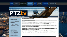What Ptztv.com website looked like in 2023 (This year)