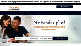 What Privilege-advanzia.fr website looked like in 2023 (This year)