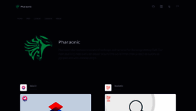 What Pharaonic.io website looked like in 2023 (This year)