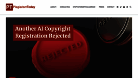 What Plagiarismtoday.com website looked like in 2023 (This year)