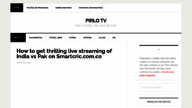 What Pirlotv.tech website looked like in 2023 (This year)