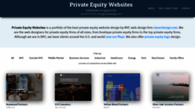 What Privateequitysites.com website looked like in 2023 (This year)
