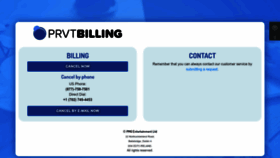 What Prvtbilling.com website looked like in 2023 (This year)