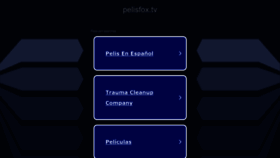 What Pelisfox.tv website looked like in 2023 (This year)