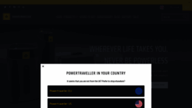 What Powertraveller.com website looked like in 2023 (This year)