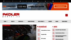 What Padler.cz website looked like in 2023 (This year)