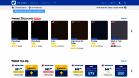 What Psdeals.net website looked like in 2023 (2 years ago)