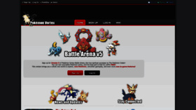 What Pokemonvortex.org website looked like in 2023 (This year)
