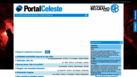 What Portalceleste.com.ar website looked like in 2023 (This year)