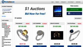 What Policeauctions.com website looked like in 2023 (This year)