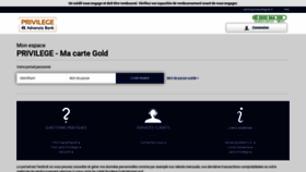 What Privilege.portailmacartegold.fr website looked like in 2023 (This year)
