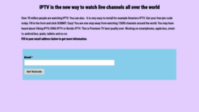What Premiumtv.biz website looked like in 2023 (This year)