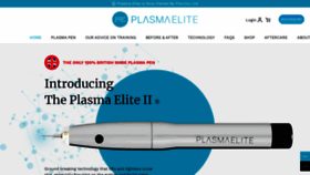 What Plasmaelite.com website looked like in 2023 (This year)