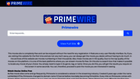 What Primewire.quest website looked like in 2023 (This year)