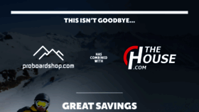 What Proboardshop.com website looked like in 2023 (This year)
