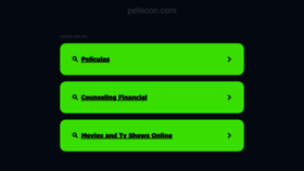 What Peliscon.com website looked like in 2023 (This year)