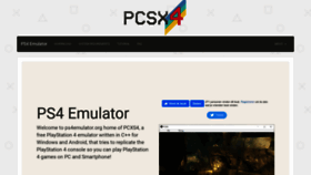 What Ps4emulator.org website looked like in 2023 (This year)