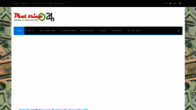 What Phattrien24h.com website looked like in 2023 (This year)