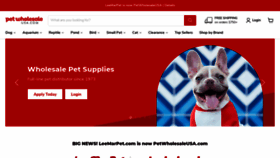 What Petwholesaleusa.com website looked like in 2023 (This year)