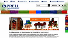 What Prell-versand.de website looked like in 2023 (This year)