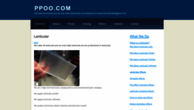 What Ppoo.com website looked like in 2023 (This year)