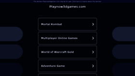 What Playnow3dgames.com website looked like in 2023 (This year)