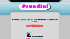 What Prandinimobili.it website looked like in 2023 (This year)