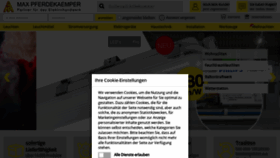 What Pferdekaemper.de website looked like in 2023 (This year)
