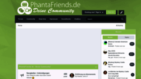 What Phantafriends.de website looked like in 2023 (This year)