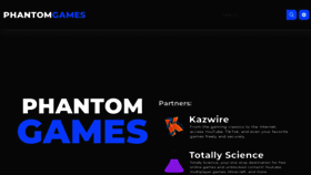 What Phantomgames.dev website looked like in 2023 (This year)