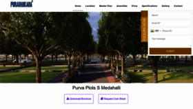 What Purvamedahalli.in website looked like in 2023 (This year)
