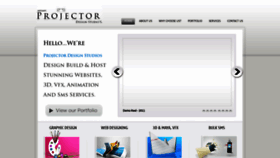 What Projectorproductions.com website looked like in 2023 (This year)