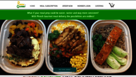 What Phreshgourmet.com website looked like in 2023 (This year)