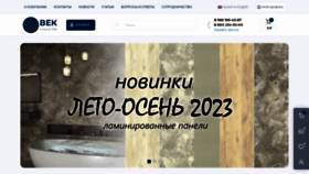 What Plast-vek.ru website looked like in 2023 (This year)