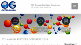 What Peptides-congress.com website looked like in 2023 (This year)
