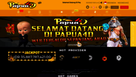 What Papua4d.vip website looked like in 2023 (This year)