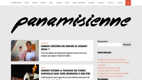 What Panamisienne.fr website looked like in 2023 (This year)