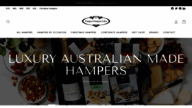 What Pamperhampergifts.com.au website looked like in 2023 (This year)