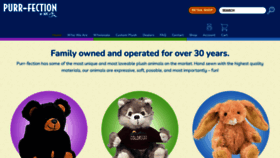 What Purr-fection.com website looked like in 2023 (This year)