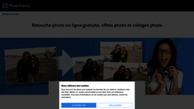 What Photofancy.fr website looked like in 2023 (This year)