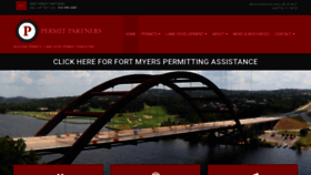 What Permit-partners.com website looked like in 2023 (This year)