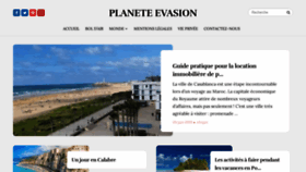 What Planete-evasion.com website looked like in 2023 (This year)