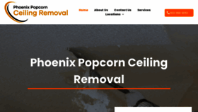 What Popcornceilingremovalphoenixaz.com website looked like in 2023 (This year)