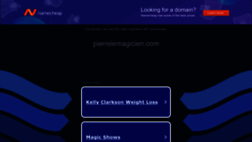 What Pierrelemagicien.com website looked like in 2023 (This year)