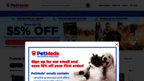 What Petmedexpress.com website looked like in 2023 (This year)