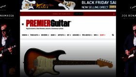 What Premierguitar.com website looked like in 2023 (This year)