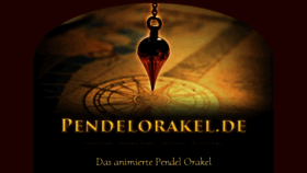 What Pendelorakel.de website looked like in 2023 (This year)
