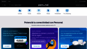 What Personal.com.ar website looked like in 2023 (This year)