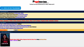 What Pagalmovies.blog website looked like in 2023 (This year)